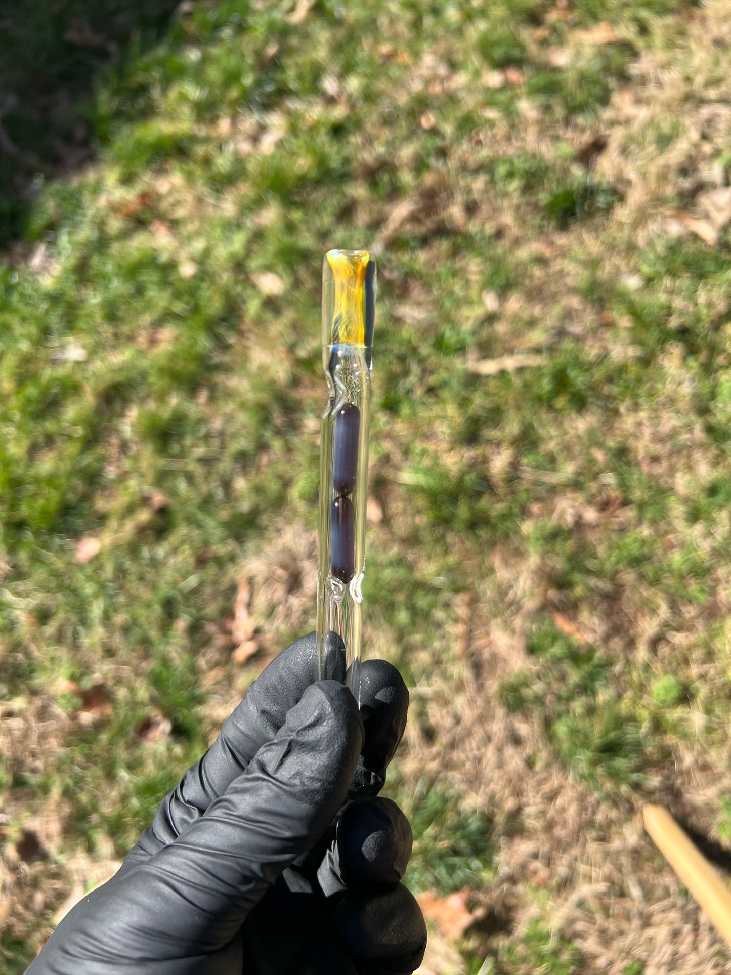 Bakx Glass Terp Pill Stem w/ Fume MP- BlackBerry jam