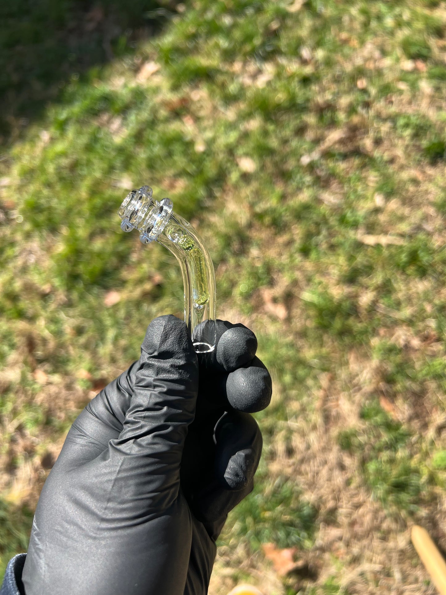 Potv Lobo/ One Glass terp pill/ marble stem w/ blown Mp - limeade #1