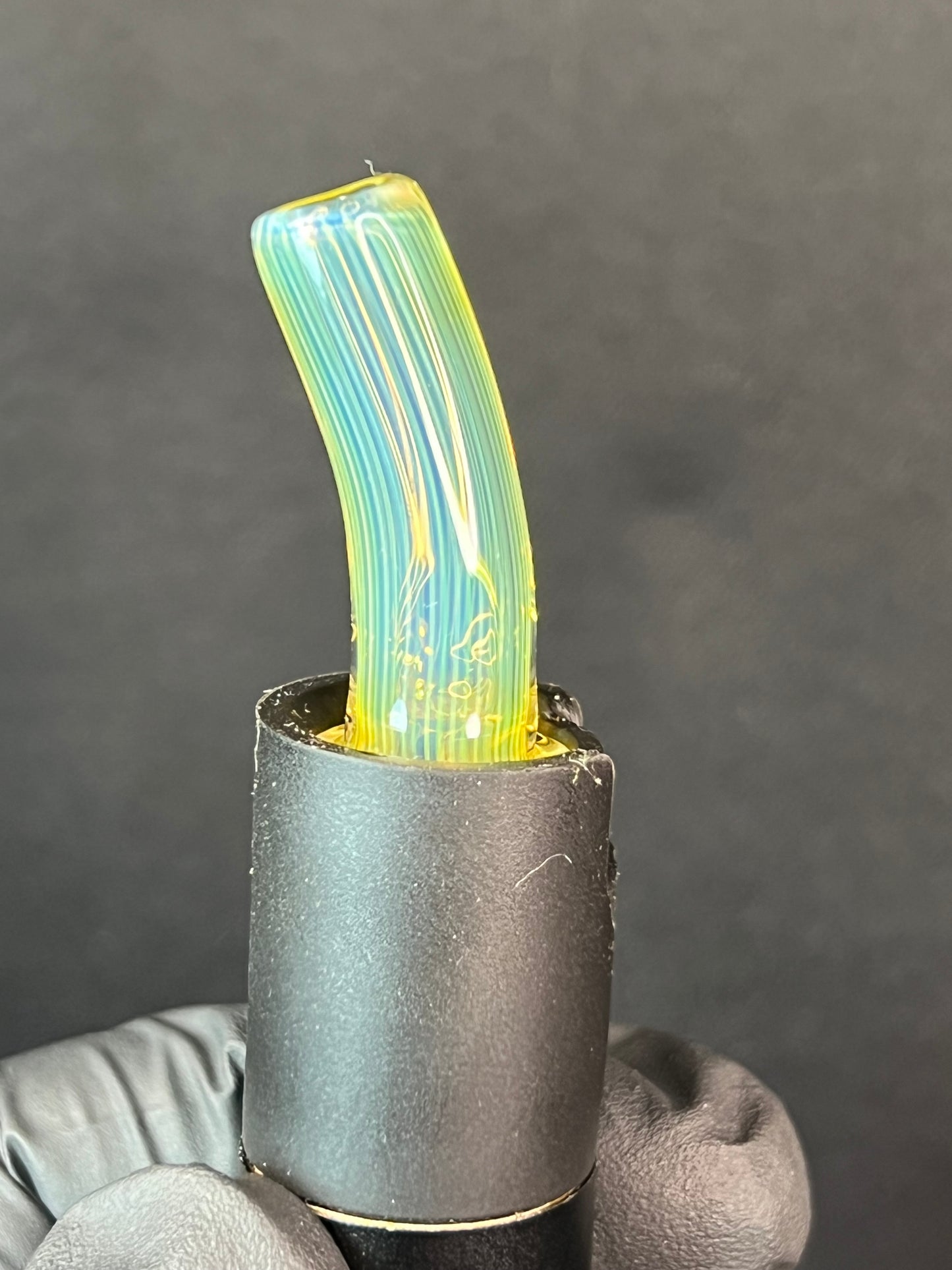 Puffco Pivot Glass Turbine Top - Silver Fume #1