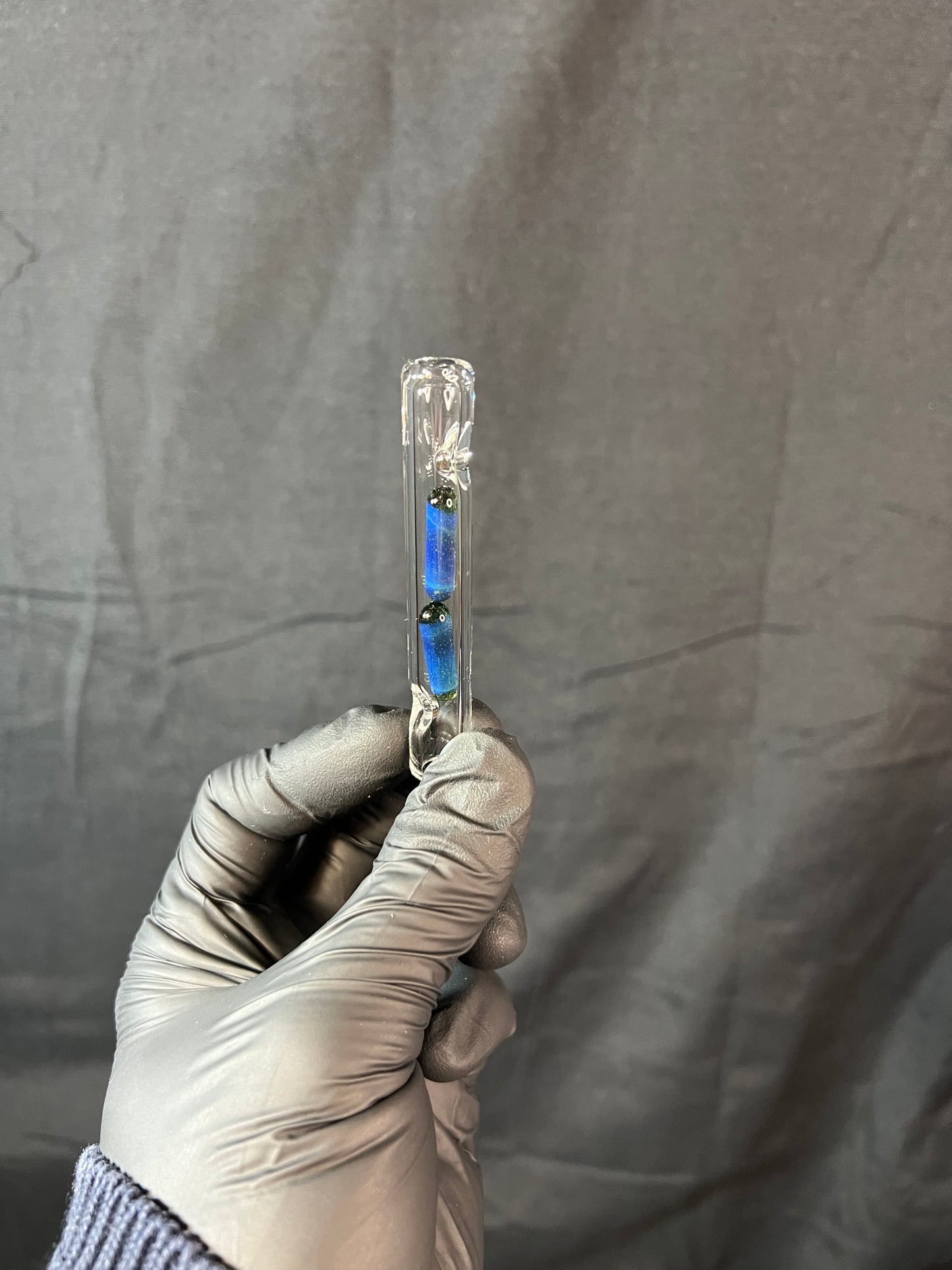 Potv Lobo/ One Glass 2 Terp pill stem - blue honey