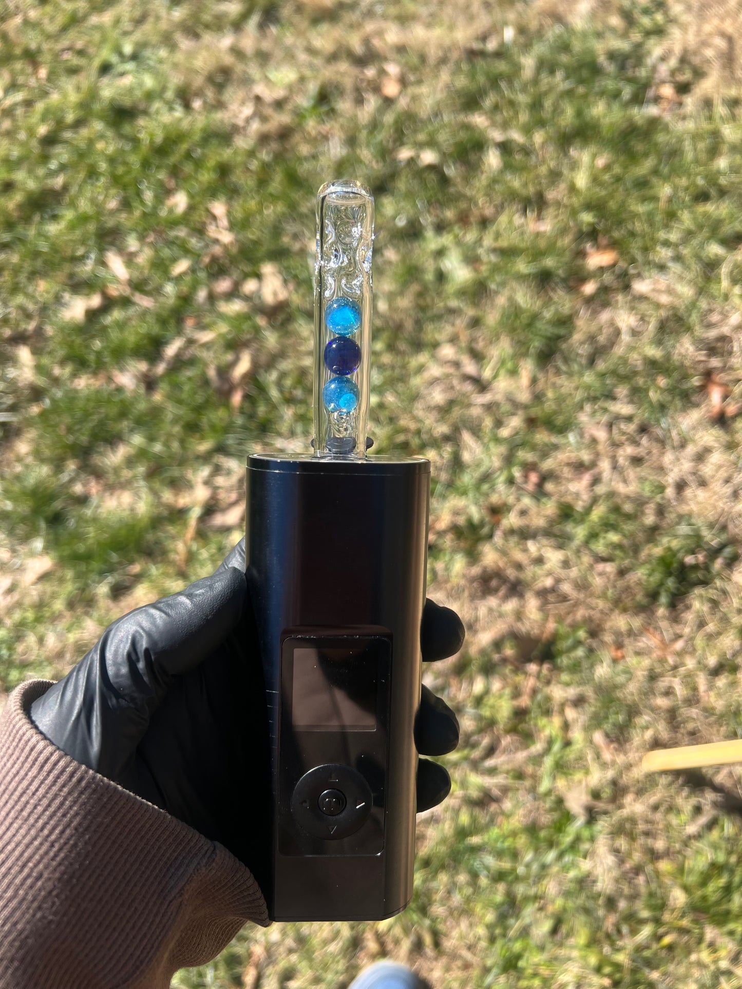 Solo 3 Glass Marble Stem - Marina/ cobalt