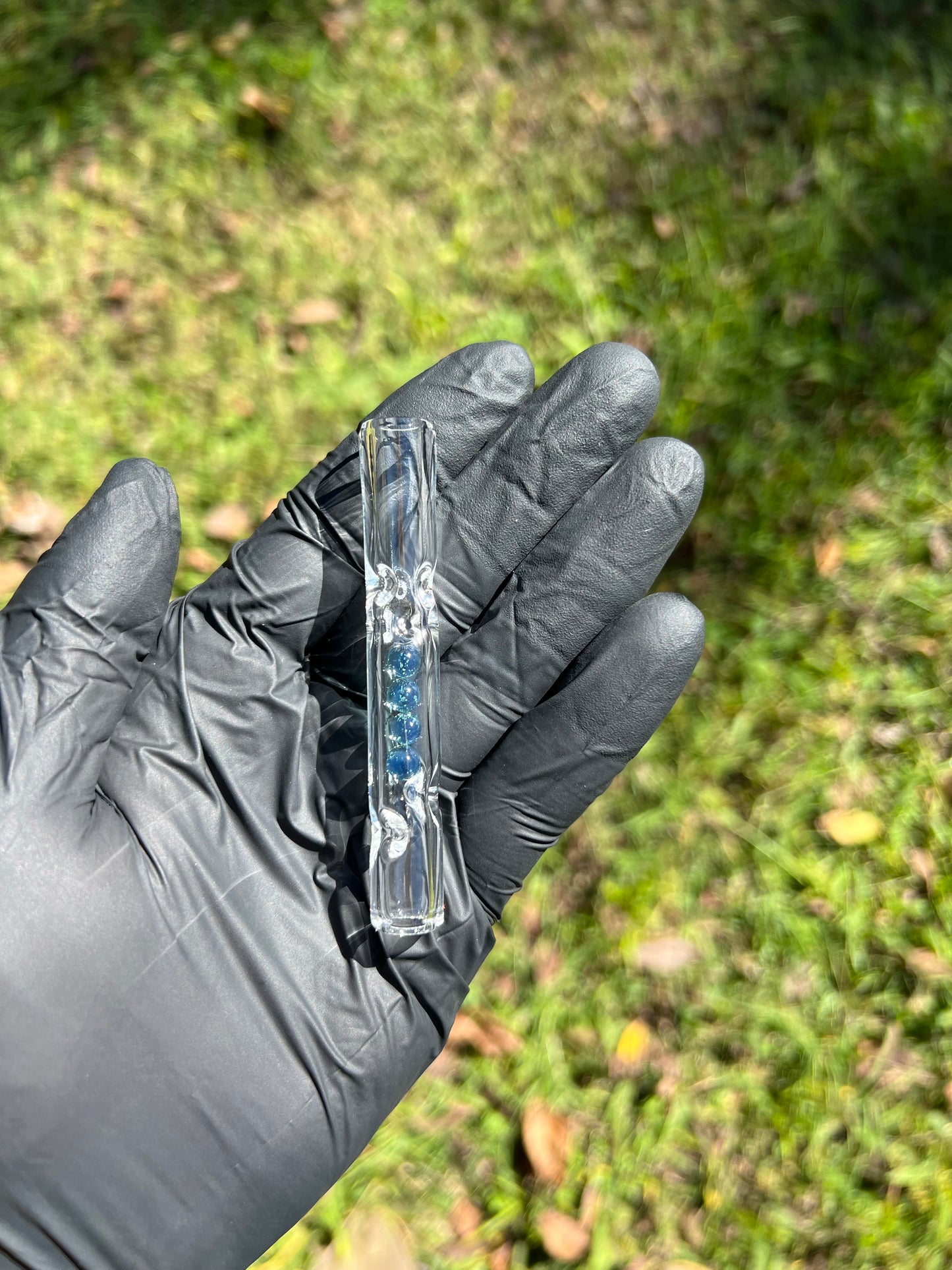 FAT X/ Dynavap Glass Marble Stem- Marina