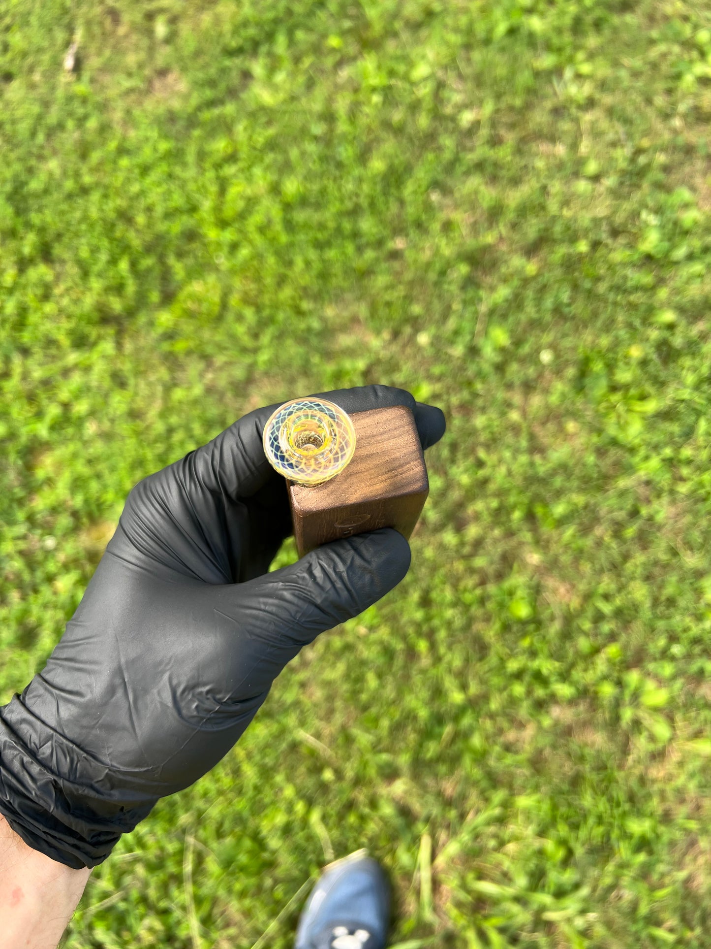 Firewood 11 Glass Terp Pill/ marble Stem w/Fume MP- Limeaide