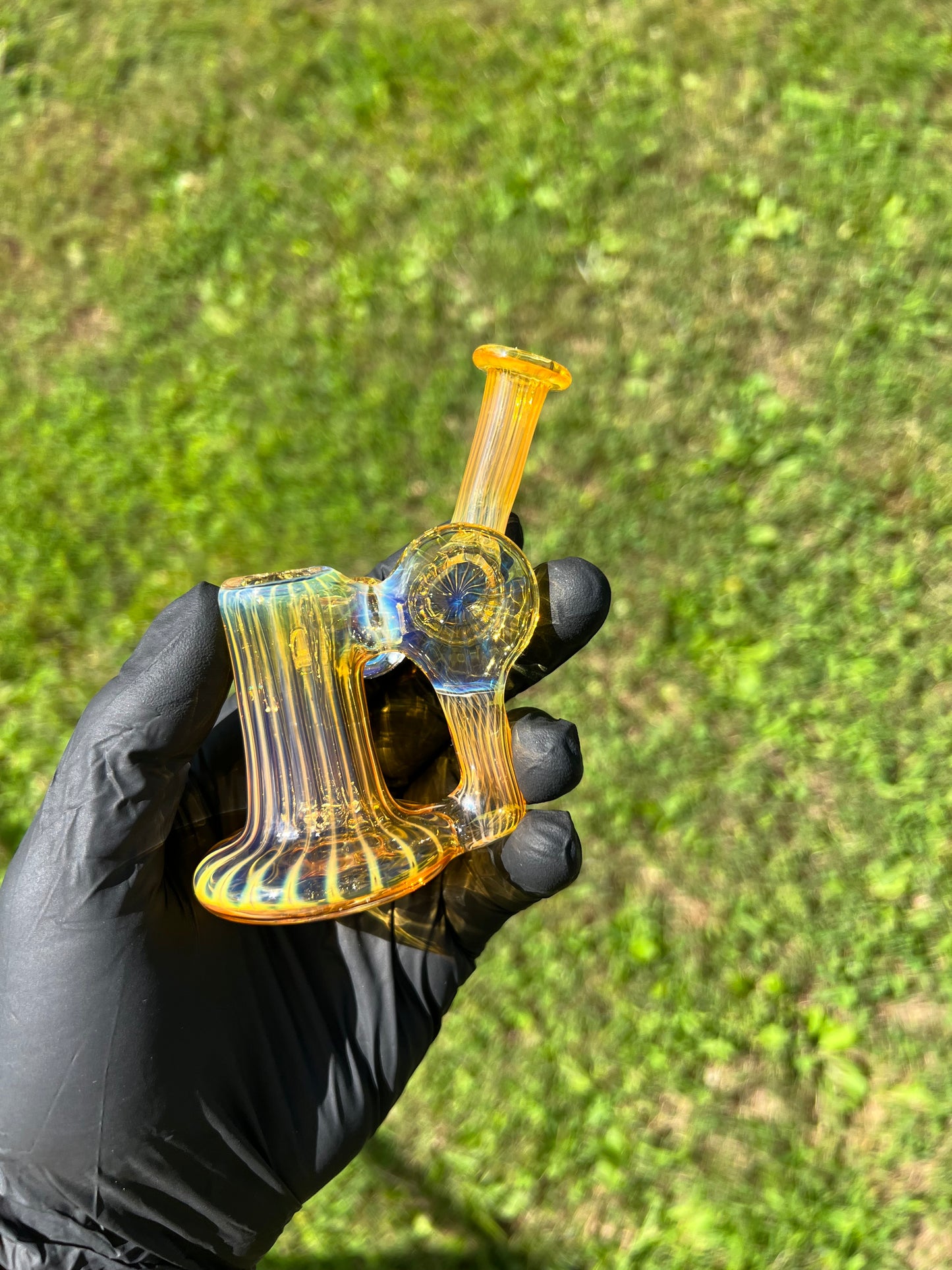Phaseglass x Highartisan 10mm Snail recycler