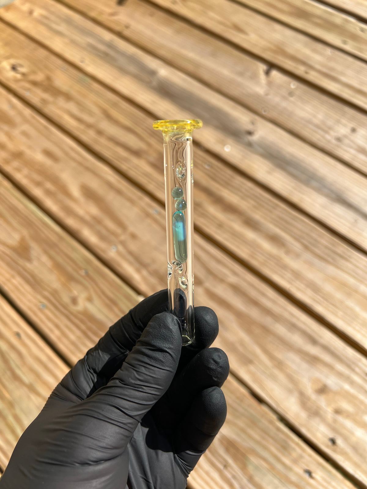 Firewood 11/12 Glass Terp Pill/ marble Implosion stem- Marina