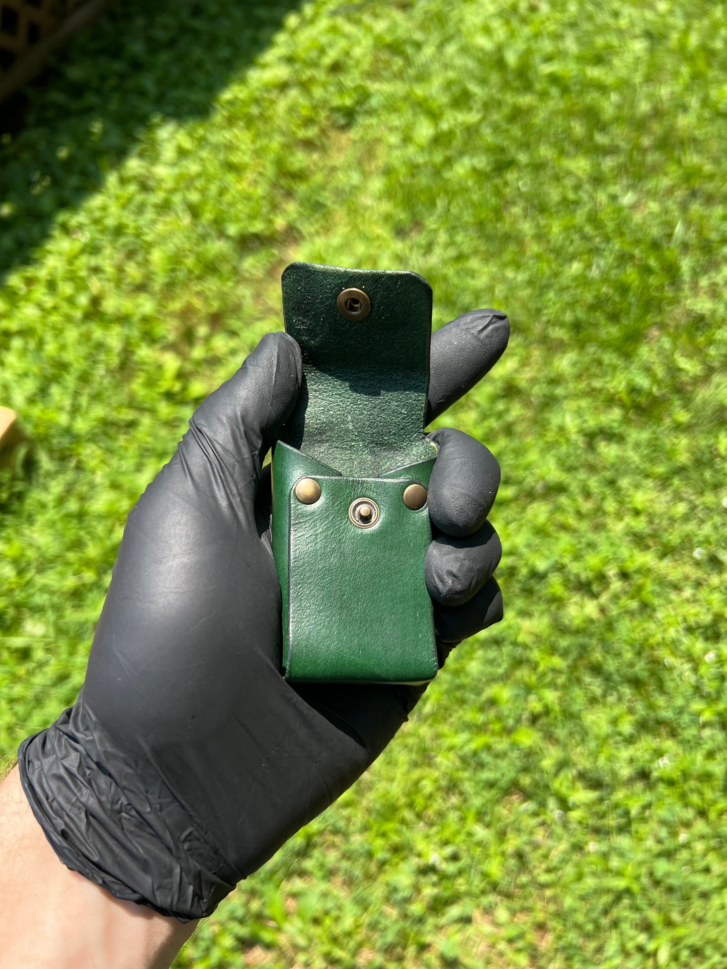 2x 18650 battery case- green