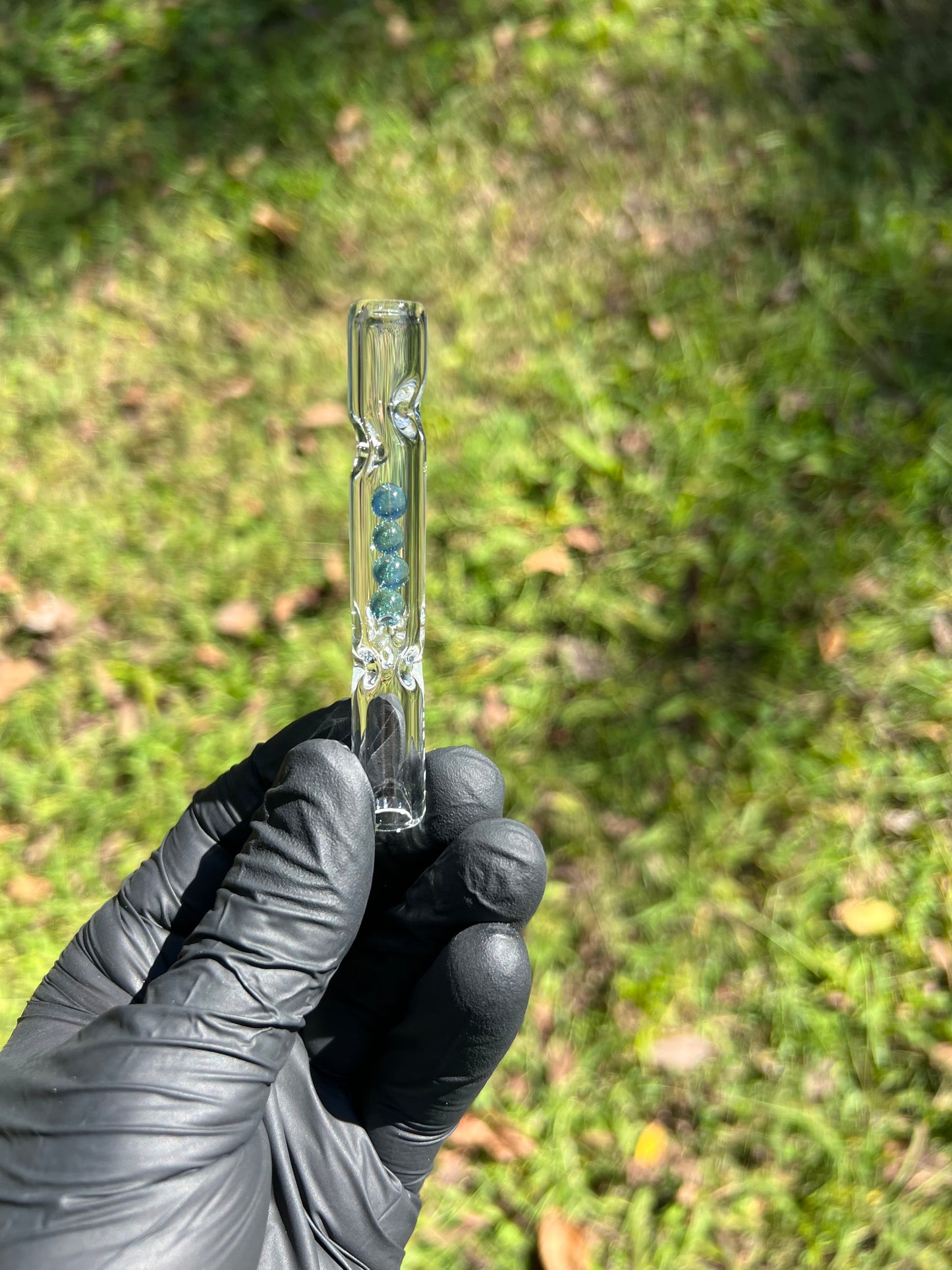 FAT X/ Dynavap Glass Marble Stem- Marina