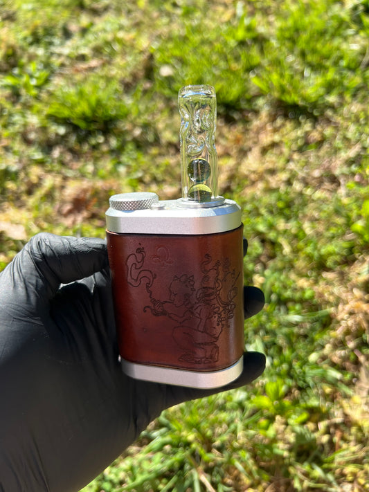 Tinymight Glass 3 Marble Stem w/dimpled mouthpiece - nightshade