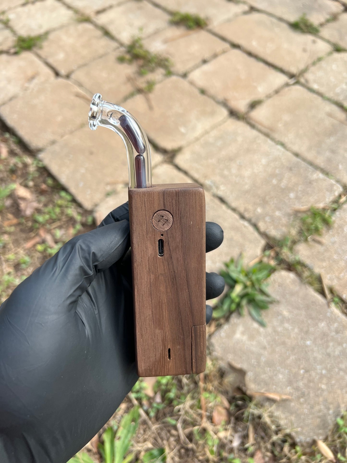 Firewood 11/ Dynavap Glass 4 Terp Pill Stem- BlackBerry jam