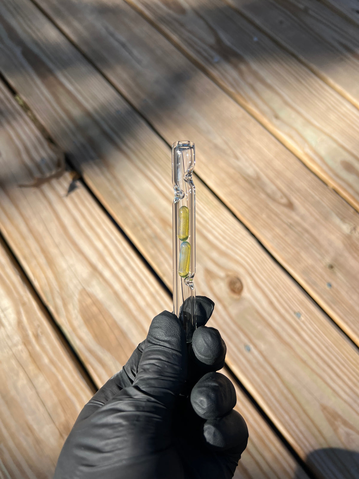Firewood 11/12 Glass 2 Terp Pill Stem- limeaid