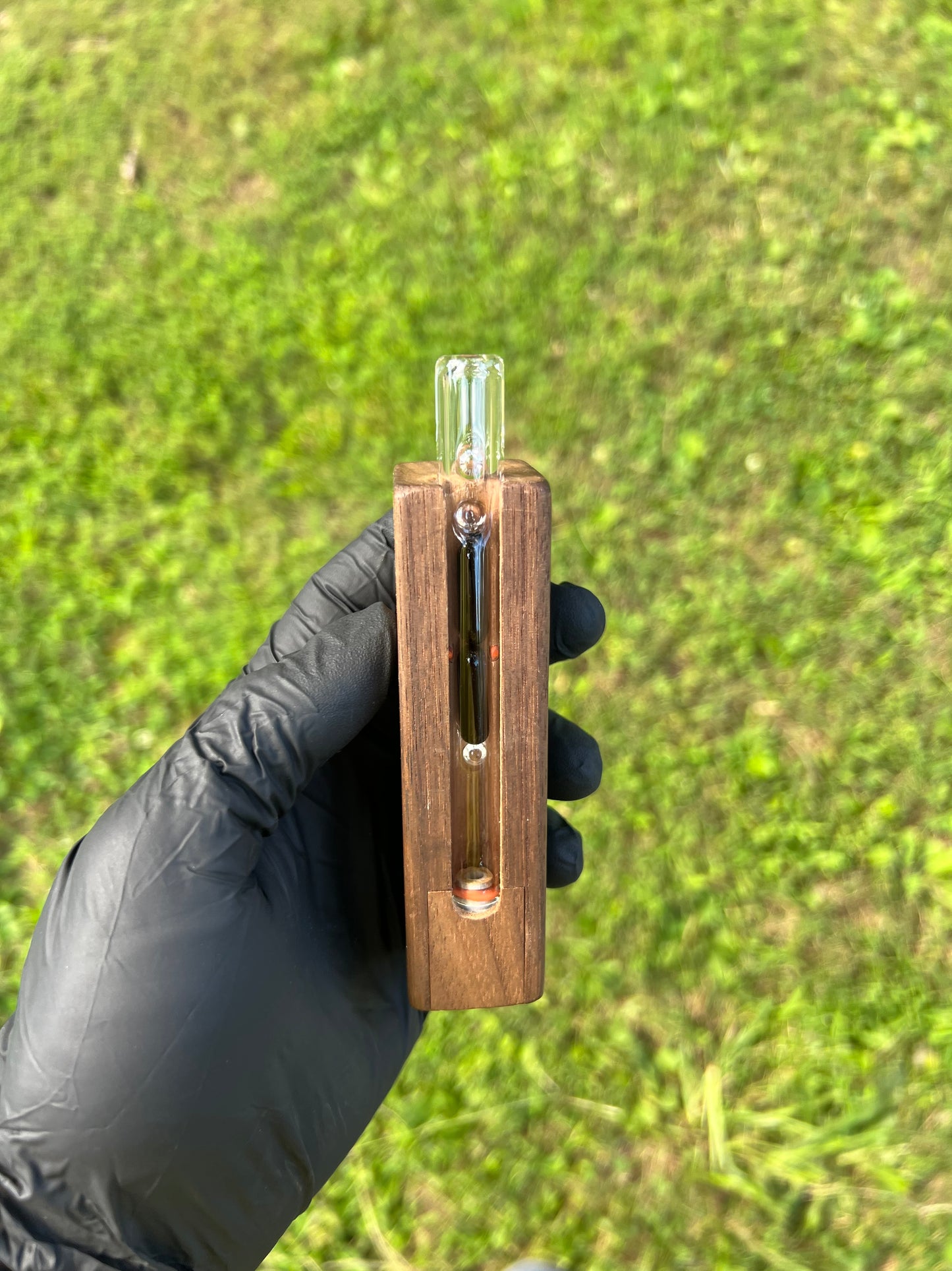 Firewood 11/ Glass 2 Terp Pill Stem- Galaxy