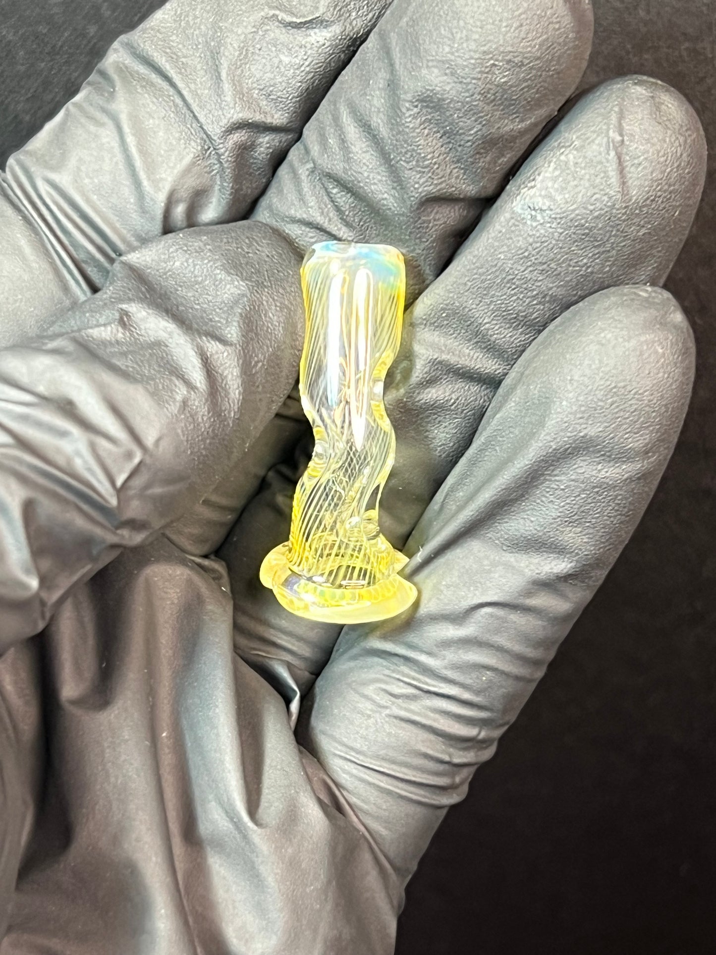 Puffco Pivot Glass Turbine Top - Silver Fume #4