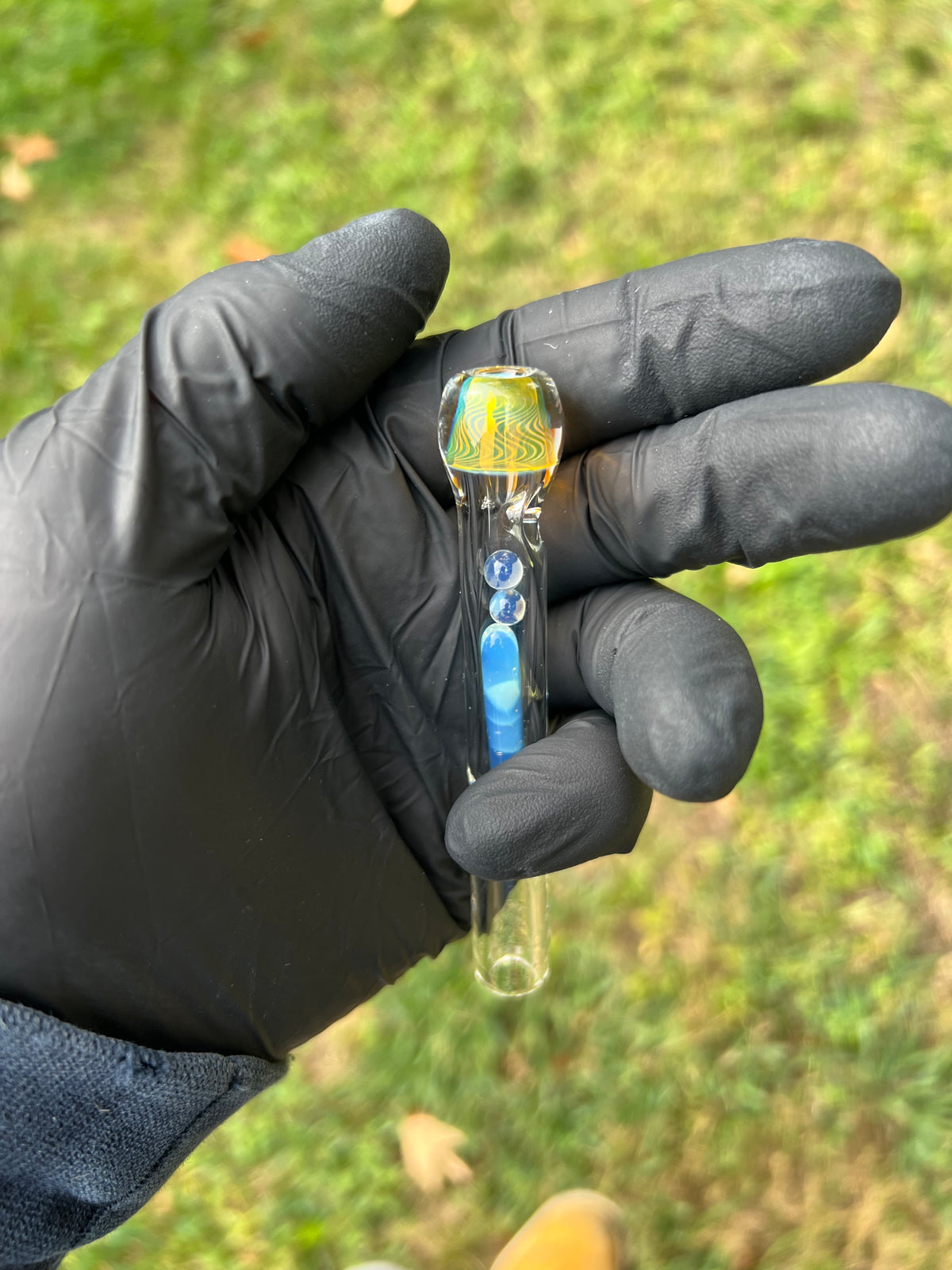 Firewood 11/12 Glass Terp Pill/ marble Implosion stem- opaline