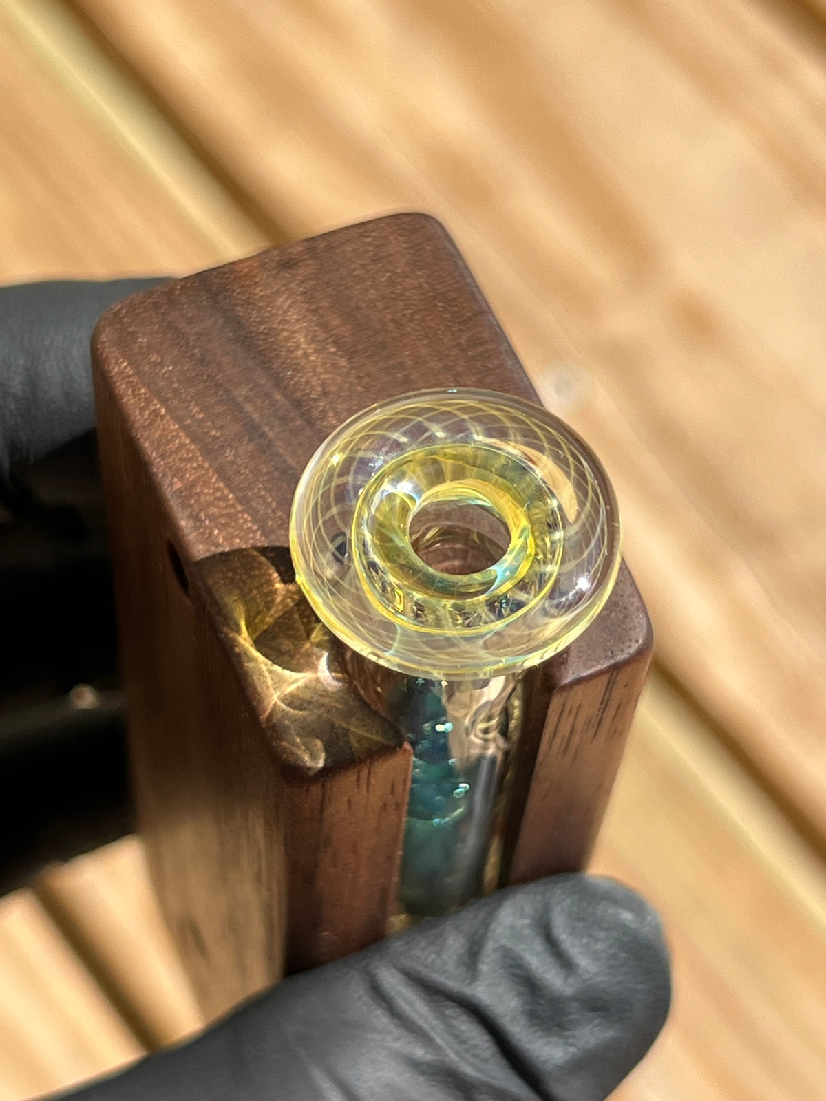 Firewood 11/12 Glass Terp Pill/ marble Implosion stem- Marina