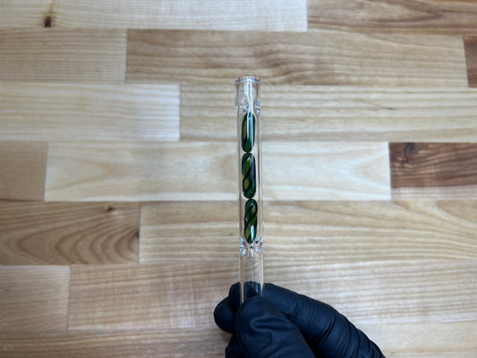 Bakx Glass Terp Pill Stem w/ Blown MP- Neon Guts Cane