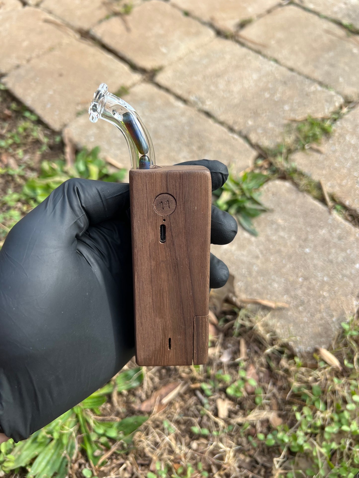 Firewood 11/ Dynavap Glass 4 Terp Pill Stem- Blue Honey