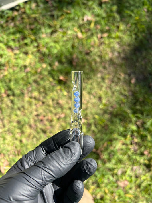 14mm Glass Marble Stem - Ghost