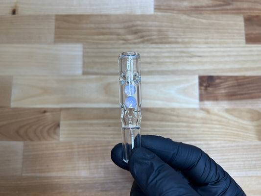 14mm (14/23) WPA Dynavap Glass Terp Pill Stem - Secret White
