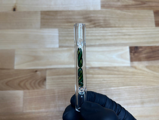 Potv Lobo/ One Glass 2 Terp pill stem - Neon Guts Cane