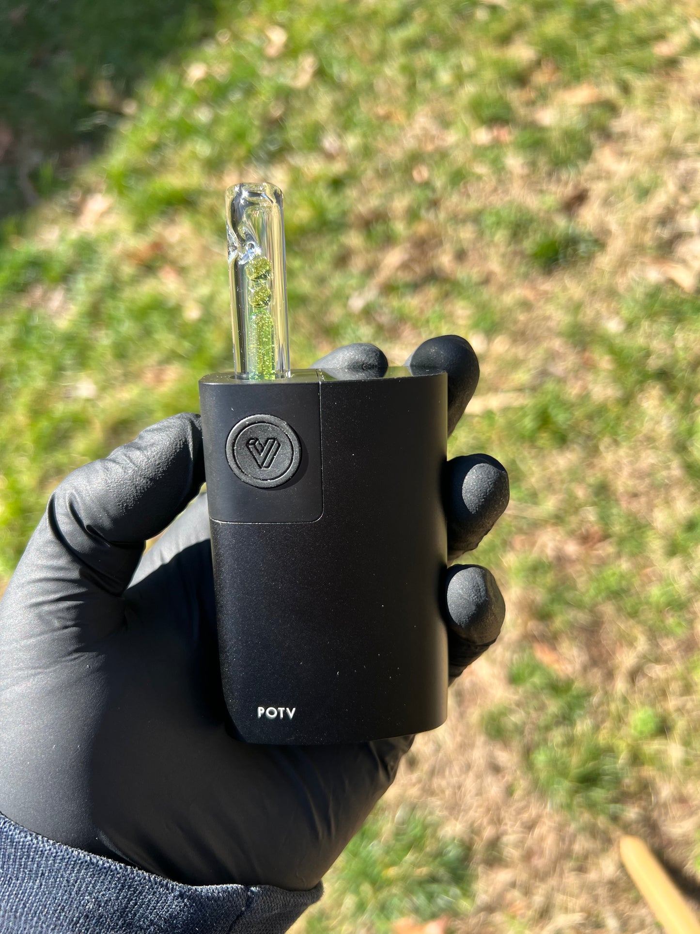 Potv Lobo/ One Glass Terp pill/ marble stem - limeade